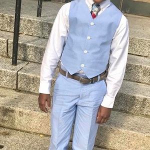 Nice light blue two piece for boys